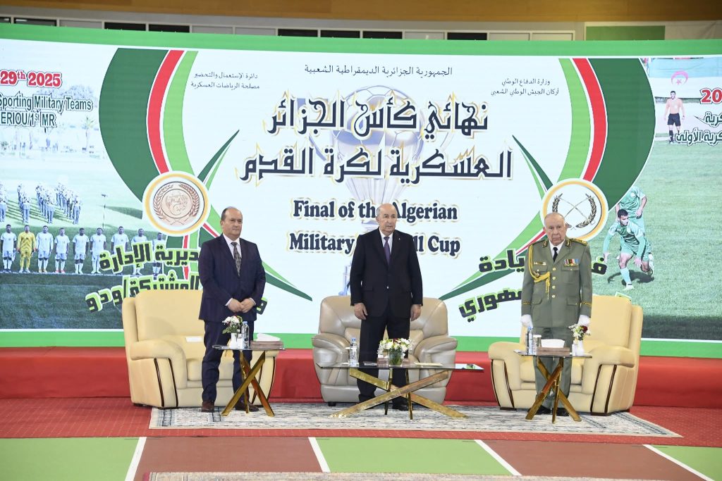 الرئيس تبون يشرف على نهائي الطبعة ال53 لكأس الجزائر العسكرية لكرة القدم
